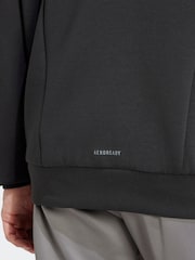 Svart - adidas Designad för träning Full-Zip Track Huvtröja - Bild 6 av 7