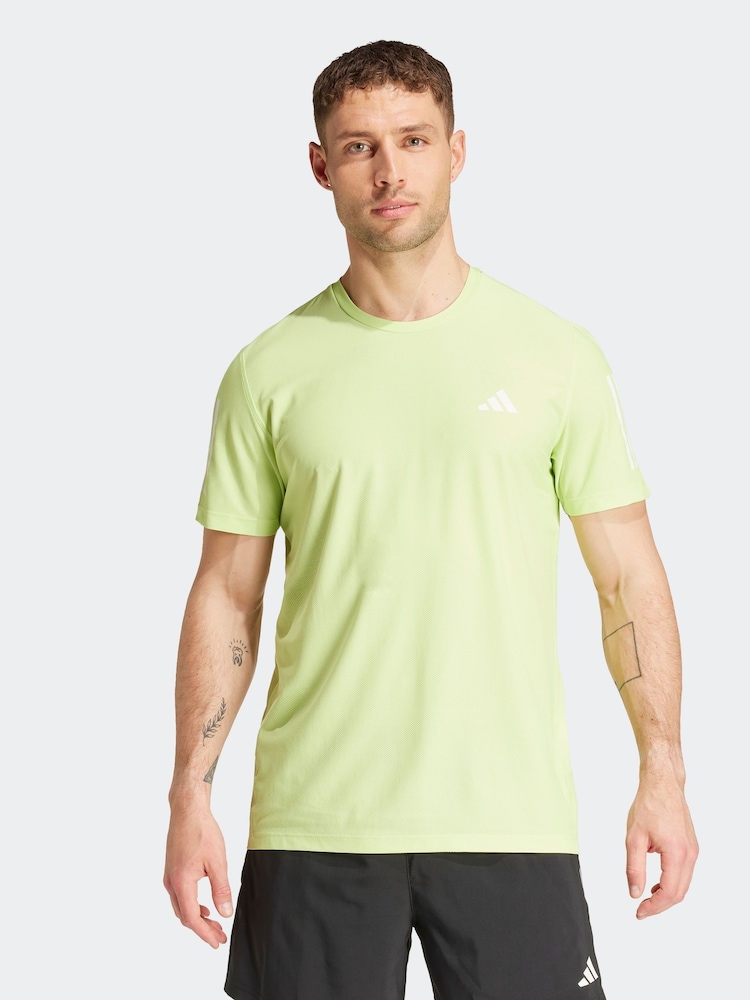 adidas Green Own the Run T-Shirt - Image 1 of 1