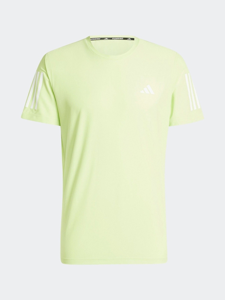 adidas Green Own the Run T-Shirt - Image 7 of 7
