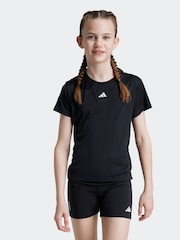 adidas Black Regular Fit Train Essentials Logo Training T-Shirt - Image 1 of 6