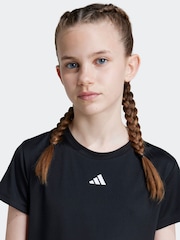 adidas Black Regular Fit Train Essentials Logo Training T-Shirt - Image 4 of 6