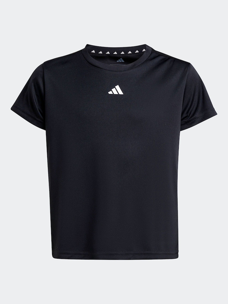 adidas Black Regular Fit Train Essentials Logo Training T-Shirt - Image 6 of 6