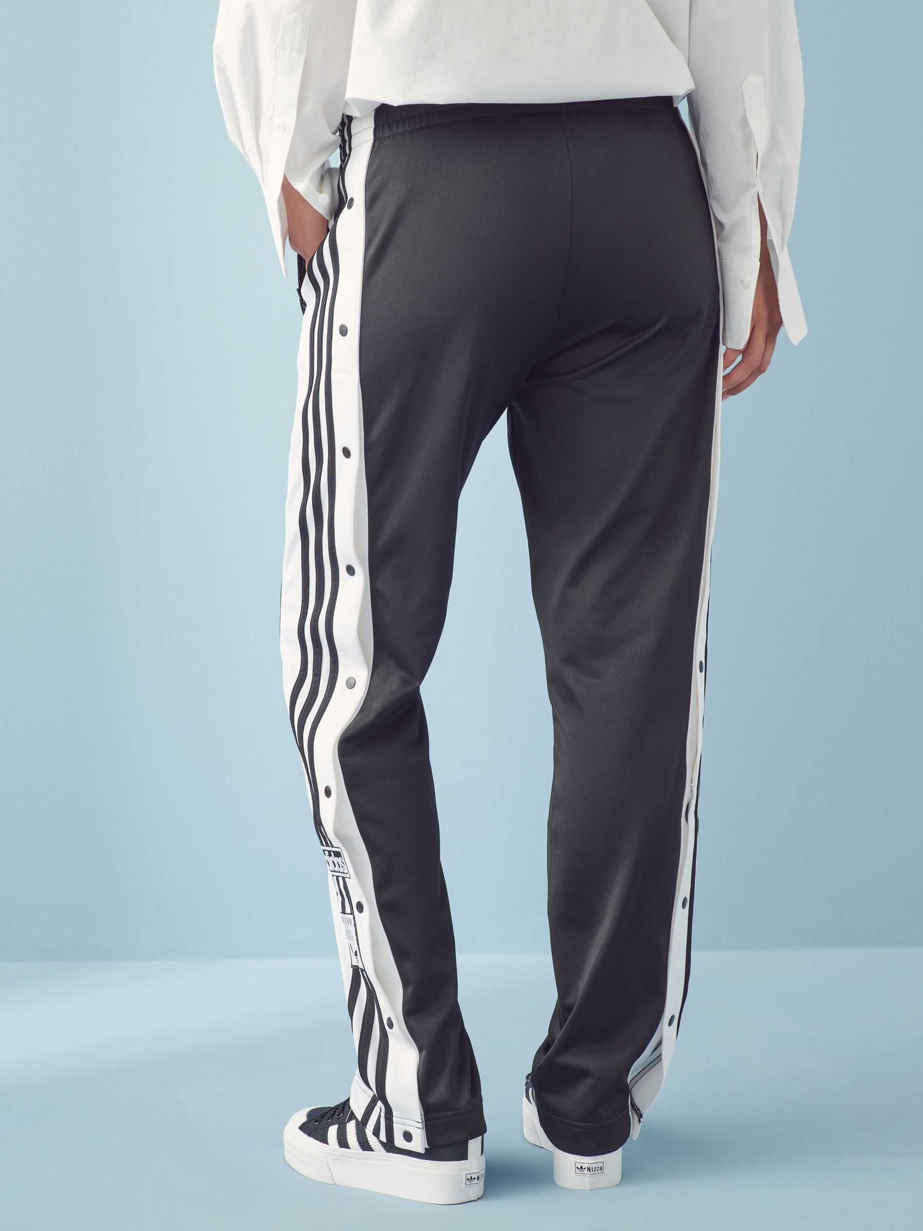 adidas ADIBREAK PANT ブラック/ホワイト adidas Adibreak Pants - Black | Free Shipping with adiClub