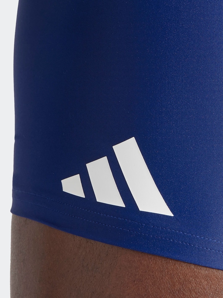 adidas Navy Blue Solid Swim Boxers - Image 4 of 6