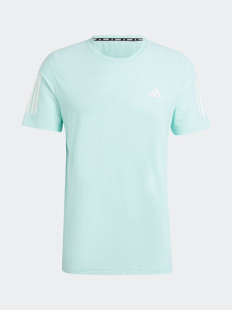 adidas Green Own the Run T-Shirt - Image 7 of 7