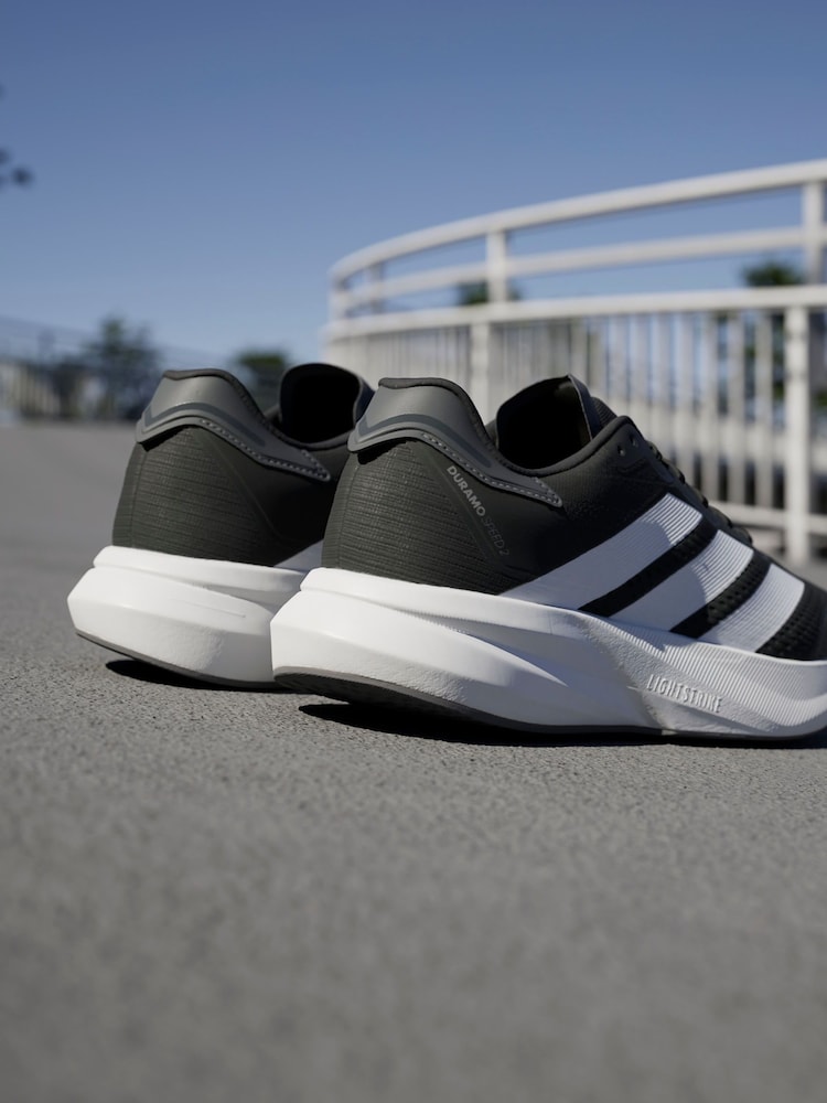 adidas Black Duramo Speed 2 Running Shoes - Image 5 of 17