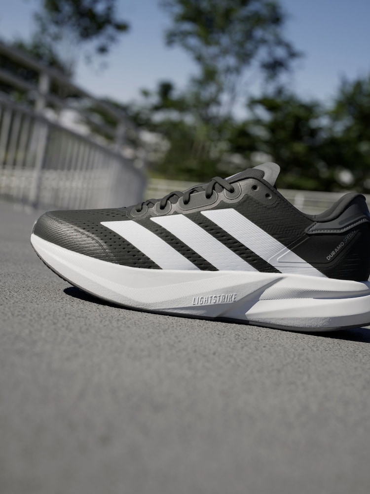 adidas Black Duramo Speed 2 Running Shoes - Image 6 of 17