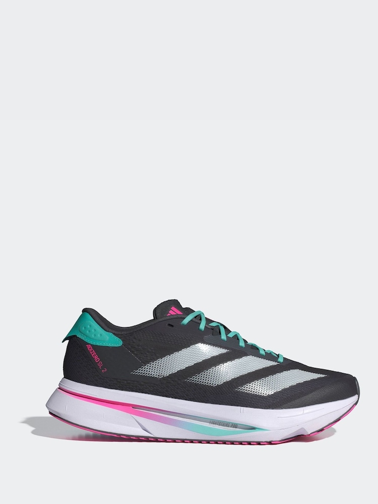 adidas Grey Adizero SL2 Trainers - Image 1 of 9