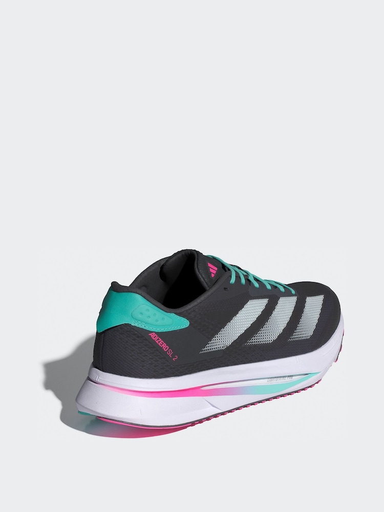 adidas gazelle silver green womens adidas Women's Adizero Boston 12 Running Shoes - Grey Five main image 1