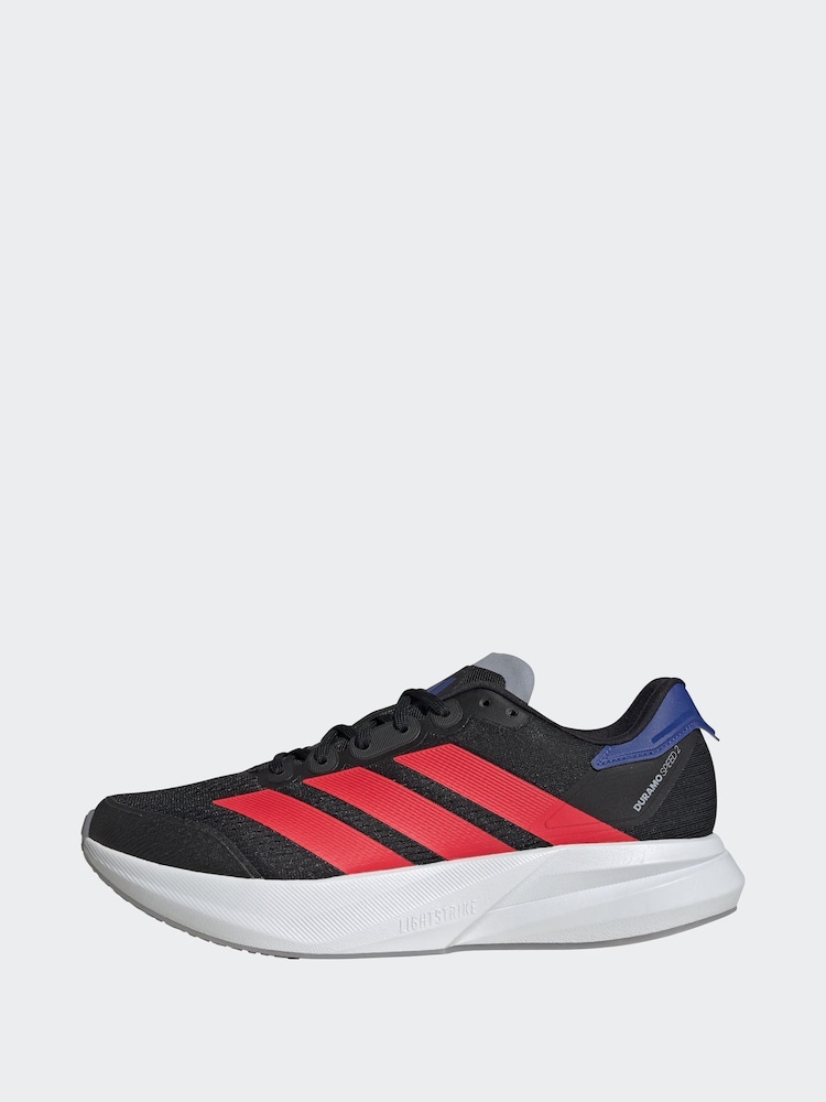 adidas Night Black Duramo Speed 2 Running Shoes - Image 2 of 9