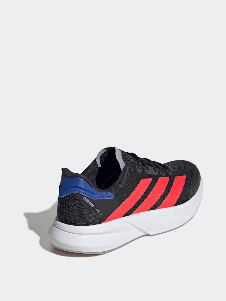 adidas Night Black Duramo Speed 2 Running Shoes - Image 19 of 19