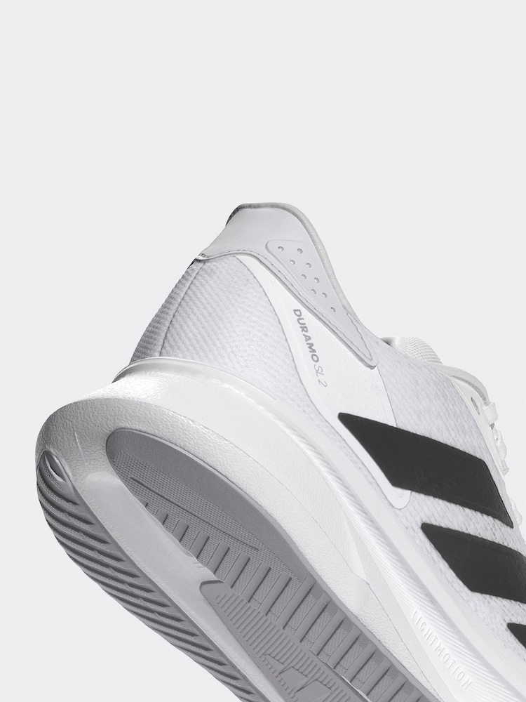 adidas White Duramo SL2 Shoes - Image 9 of 9