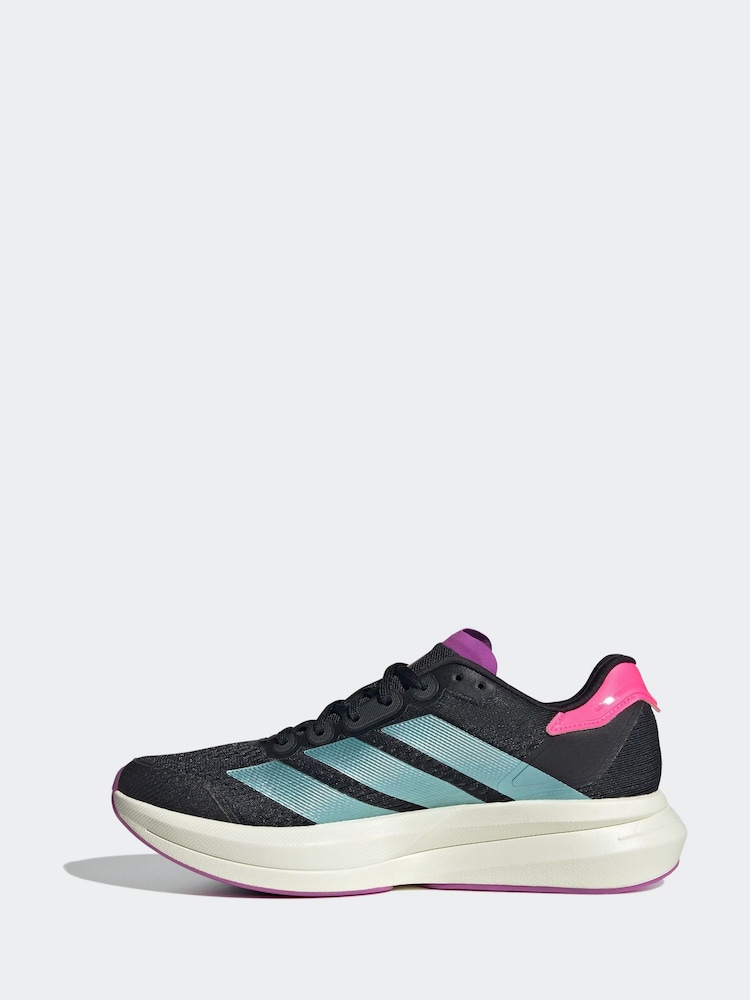 adidas Black Duramo Speed 2 Trainers - Image 2 of 8