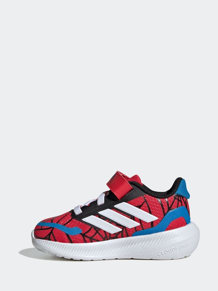 adidas Red Runfalcon Spider-Man Running Shoes - Image 2 of 9