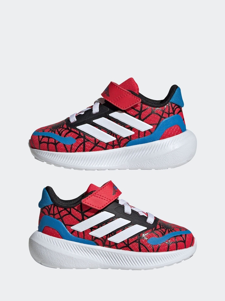 Buy adidas Red x Marvel Spider-Man Elastic Lace Runfalcon 3.0 Infant  Trainers from Next USA
