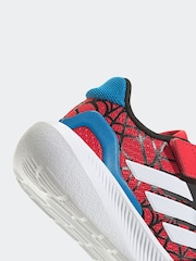 adidas Red Runfalcon Spider-Man Running Shoes - Image 8 of 9