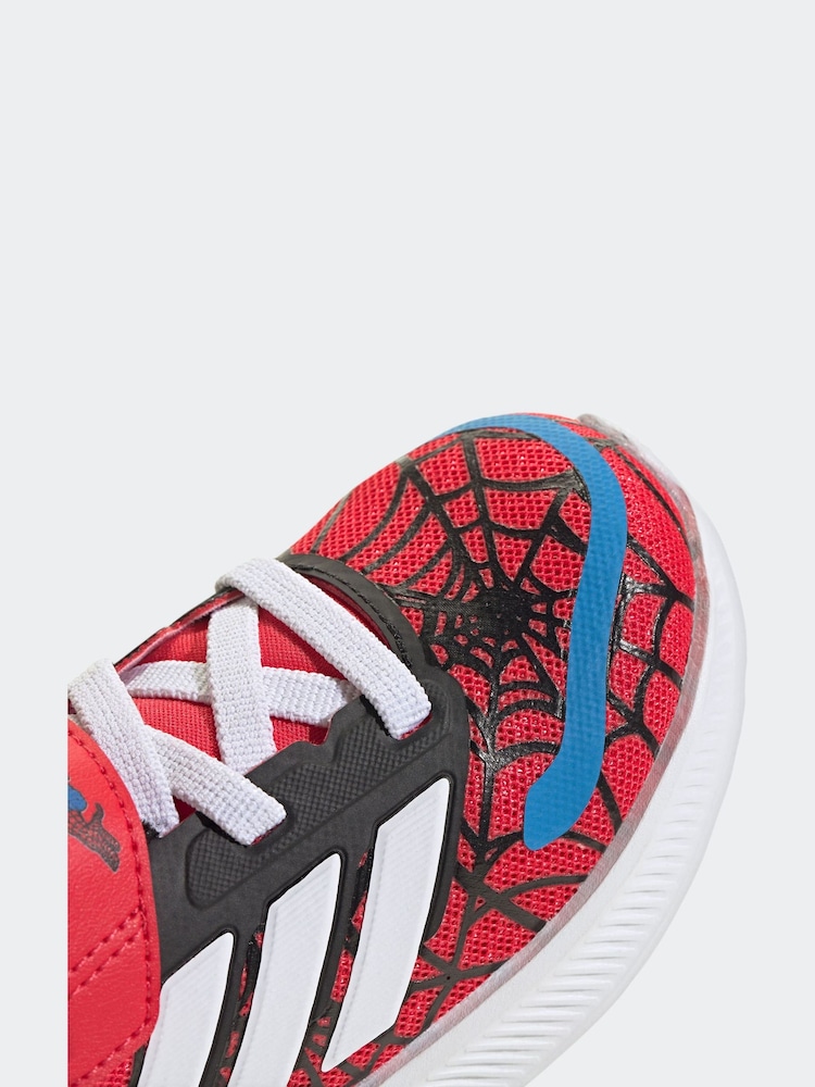 adidas Red Runfalcon Spider-Man Running Shoes - Image 9 of 9