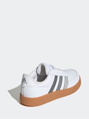 adidas Brown/White Breaknet 2.0 K Trainers - Image 4 of 9