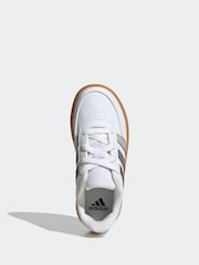 adidas Brown/White Breaknet 2.0 K Trainers - Image 6 of 9