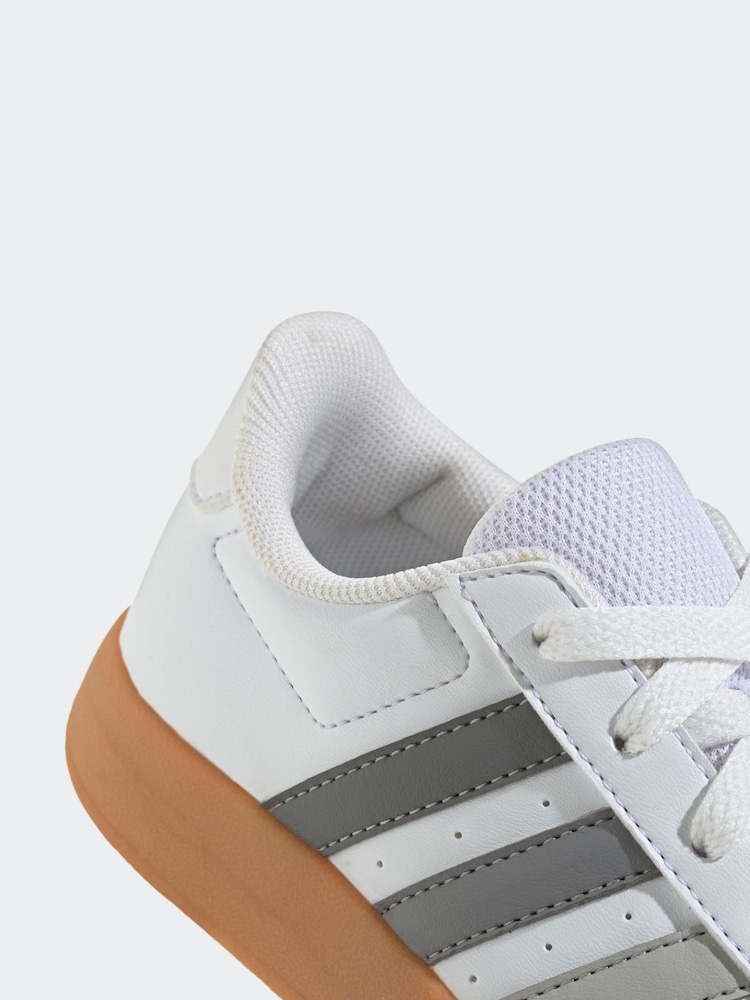 adidas Brown/White Breaknet 2.0 K Trainers - Image 9 of 9