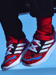 adidas Red Runfalcon Spider-Man Running Shoes - Image 3 of 13