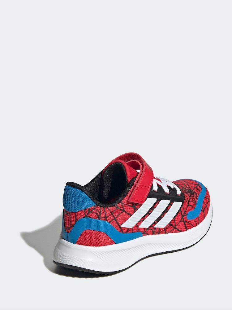 adidas Red Runfalcon Spider-Man Running Shoes - Image 8 of 13
