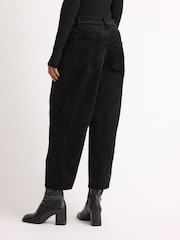 Albaray Black Cord Barrel Trousers - Image 2 of 4