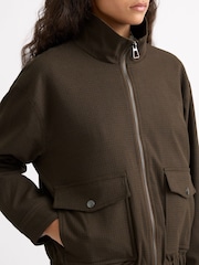 Albaray Brown Mini Checked Jacket - Image 3 of 5