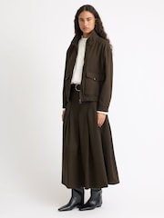 Albaray Brown Mini Checked Jacket - Image 4 of 5