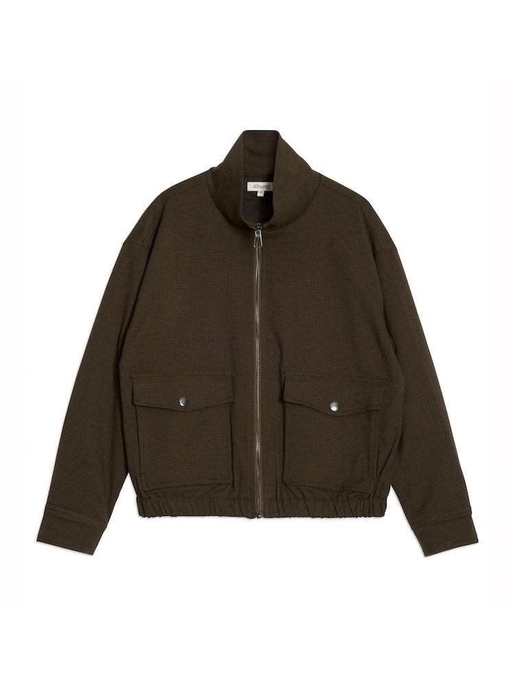 Albaray Brown Mini Checked Jacket - Image 5 of 5