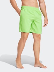 Grön - adidas Solid Swim Shorts - Bild 3 av 6