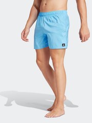 Blå - adidas Solid Swim Shorts - Bild 1 av 6