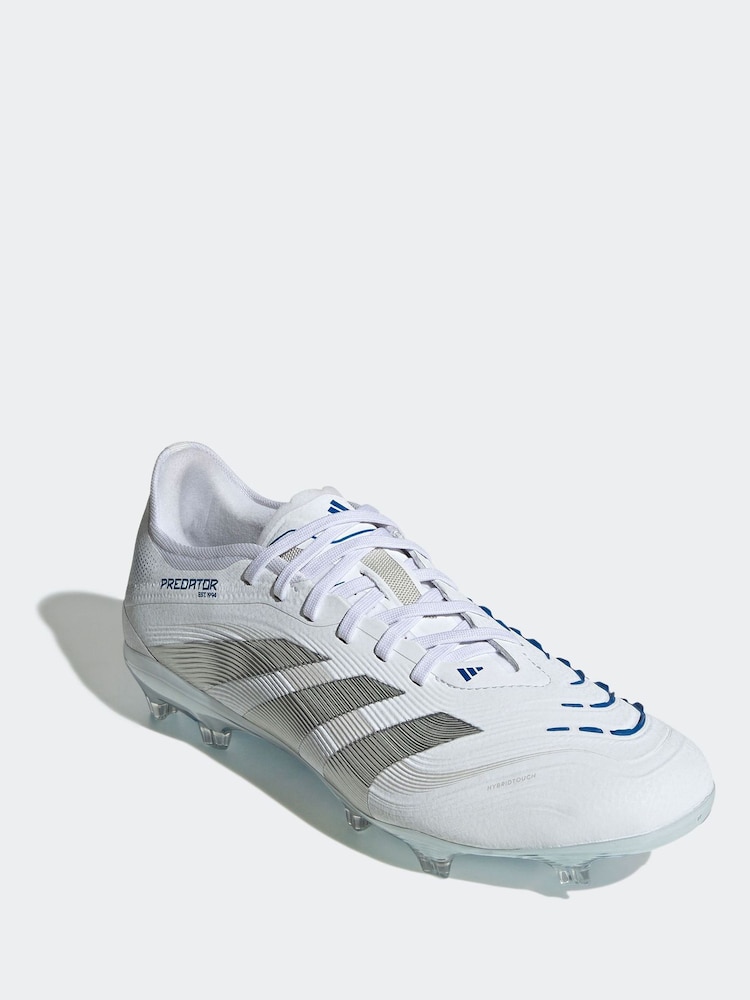 adidas White Predator Pro Fg Football Boots - Image 1 of 9