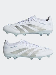 adidas White Predator Pro Fg Football Boots - Image 5 of 9
