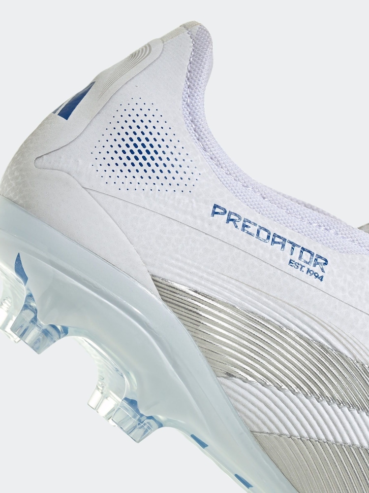 adidas White Predator Pro Fg Football Boots - Image 9 of 9