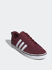 adidas Red VS Pace Trainers - Image 3 of 9