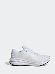 adidas White Questar 3 Trainers - Image 1 of 8