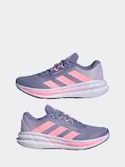 adidas Purple Questar 3 Trainers - Image 5 of 9