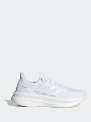 adidas White Ultraboost 5 Shoes - Image 1 of 9