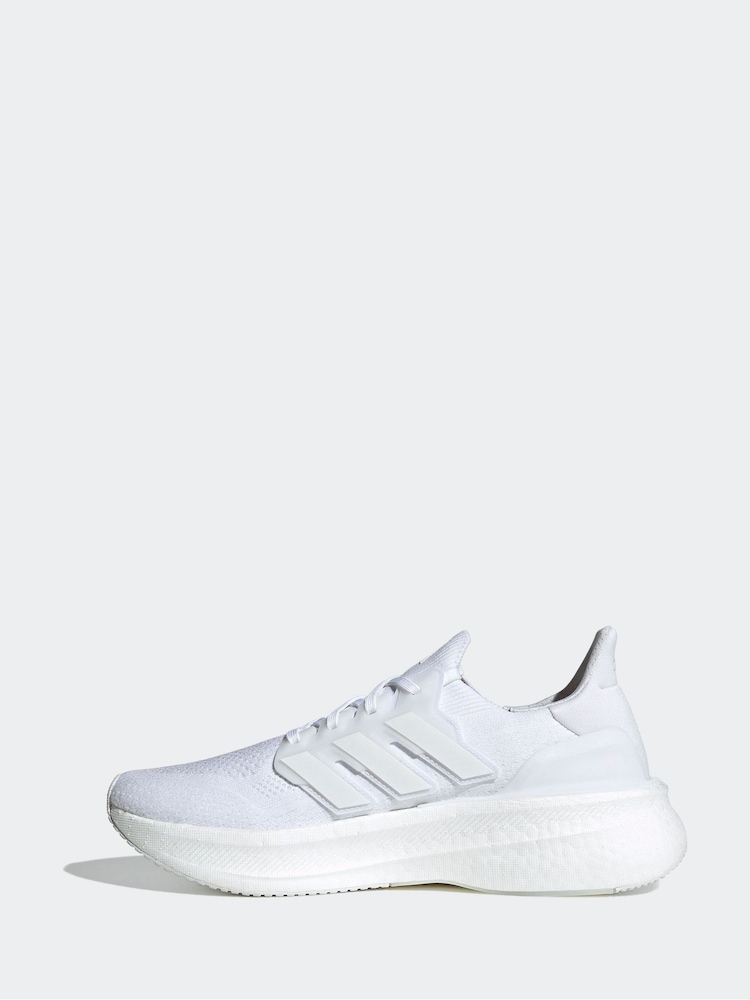 adidas White Ultraboost 5 Shoes - Image 2 of 9