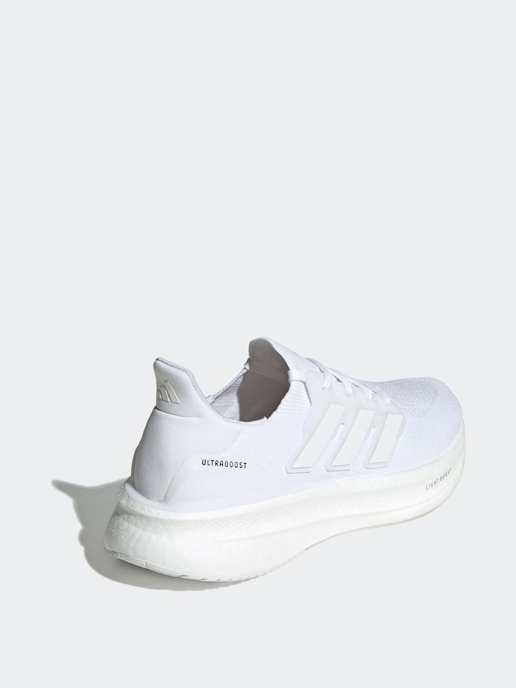 adidas White Ultraboost 5 Shoes - Image 4 of 9
