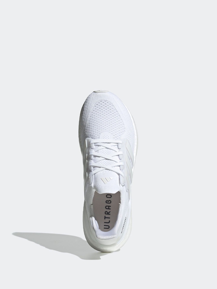 adidas White Ultraboost 5 Shoes - Image 6 of 9