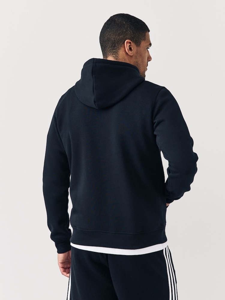 adidas Originals Black Trefoil Essentials Hoodie - Image 2 of 6
