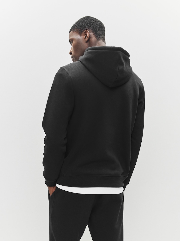 adidas Originals Black Trefoil Essentials Hoodie - Image 2 of 5 adidas Originals Black Trefoil Essentials Hoodie - Image 2 of 5