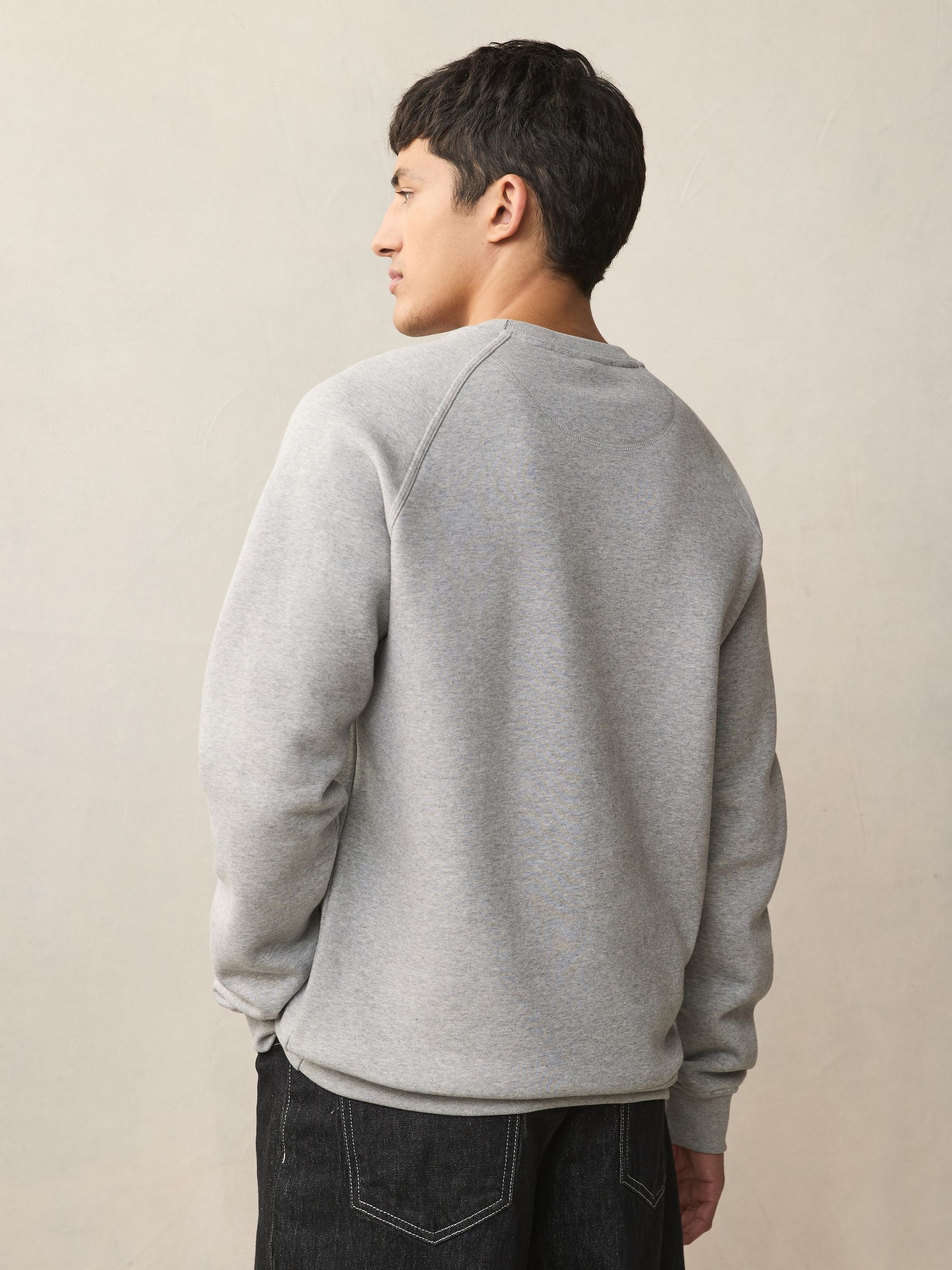 Buy adidas Originals Grey Trefoil Essentials Crew Sweatshirt from