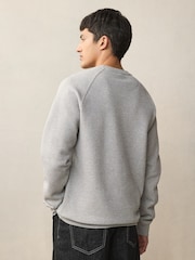 adidas Originals Grey Trefoil Essentials Crew Sweatshirt - Image 4 of 12