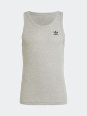 adidas Originals Grey Trefoil Essentials Vest - Image 6 of 6