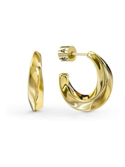 Peers Hardy Gold Radley 18ct Plated Twist Hoop Earrings - Image 1 of 4