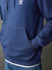 adidas Originals Blue Trefoil Essentials Hoodie - Image 11 of 12
