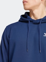 adidas Originals Blue Trefoil Essentials Hoodie - Image 9 of 12